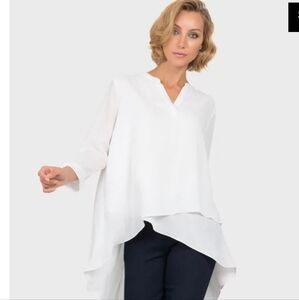 Joseph Ribkoff Off-White Blouse Sz 10